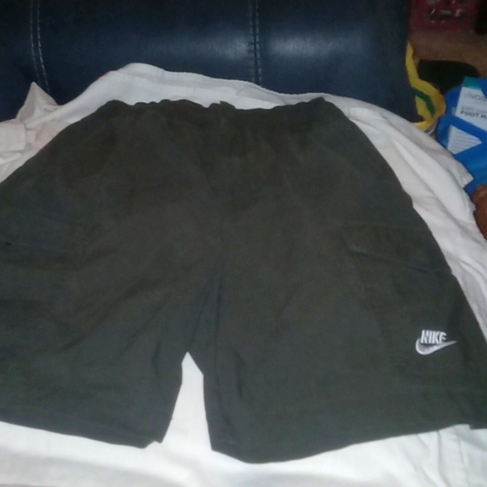 Men's Athetic  shorts Army Green